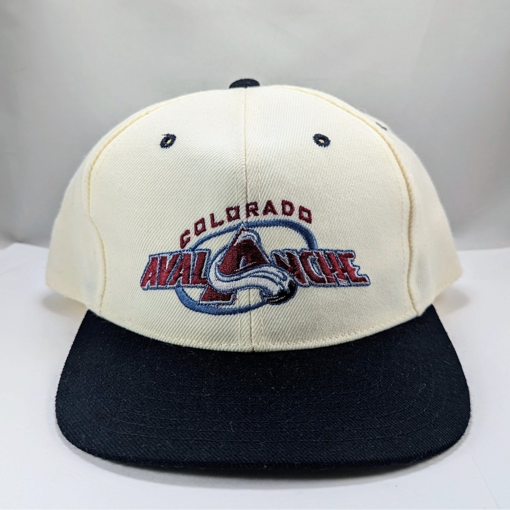 Colorado Avalanche Vintage‎ 90s Drew Pearson Snapback Hat Cap